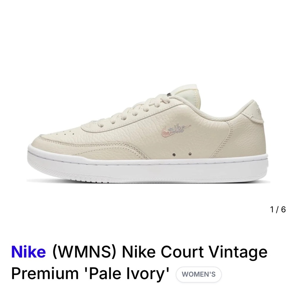 Nike women court vintage premium